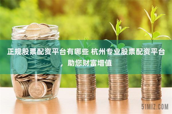 正规股票配资平台有哪些 杭州专业股票配资平台，助您财富增值
